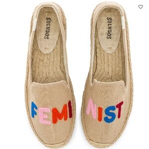Soludos Feminist Smoking Slippers size 8